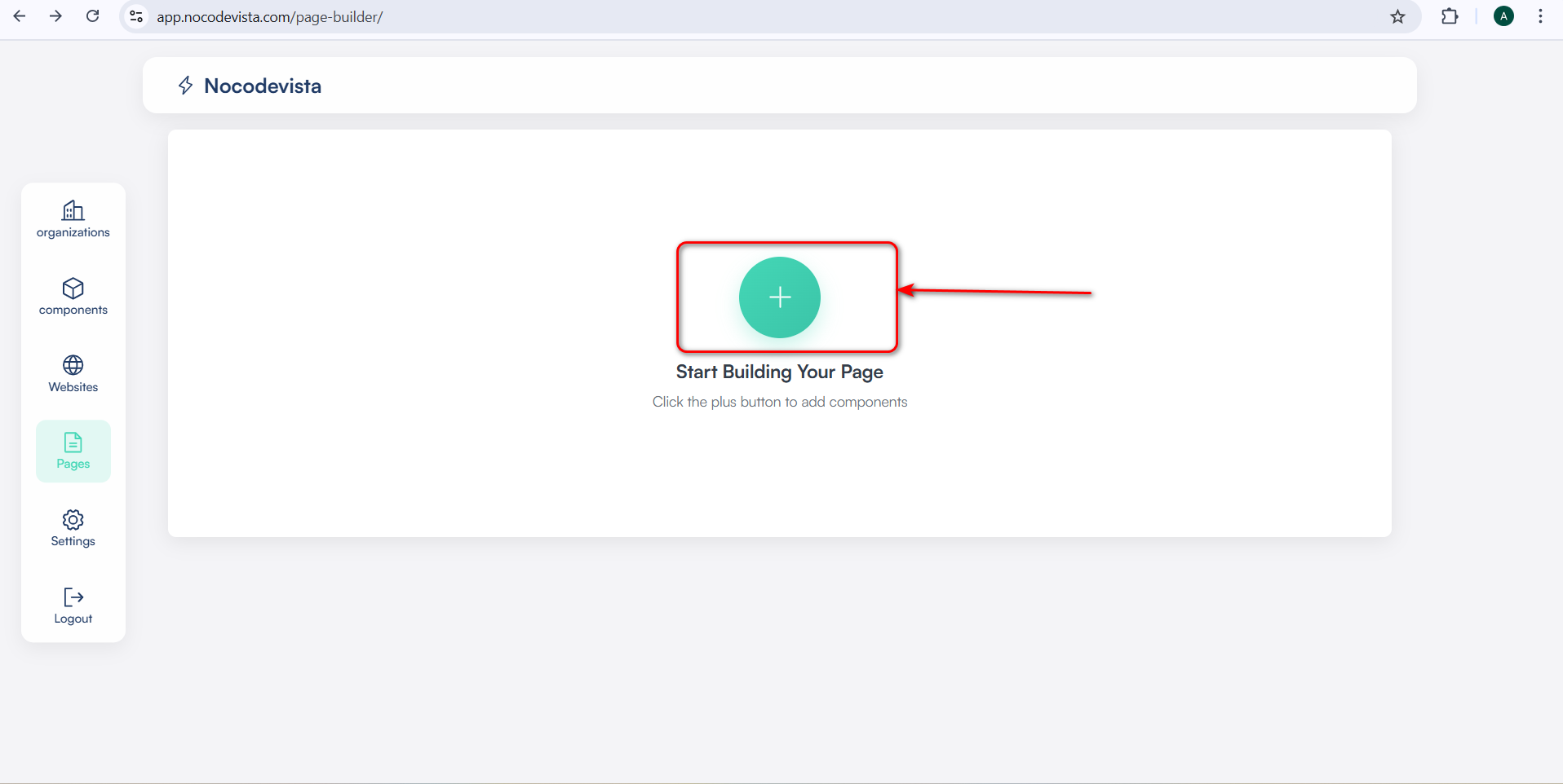 Click Add Component Button
